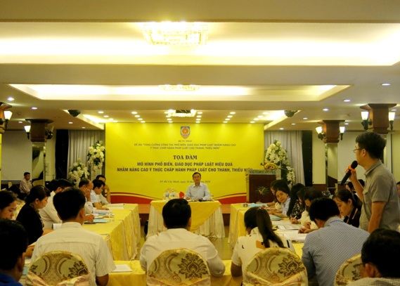 Tọa đàm Mô hình PBGDPL nhằm nâng cao ý thức chấp hành PL cho thanh, thiếu niên” tại TP Hồ Chí Minh