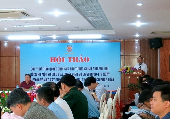 Hội thảo góp ý dự thảo Quyết định của Thủ tướng Chính phủ  về xây dựng Tủ sách pháp luật tại Hà Nam