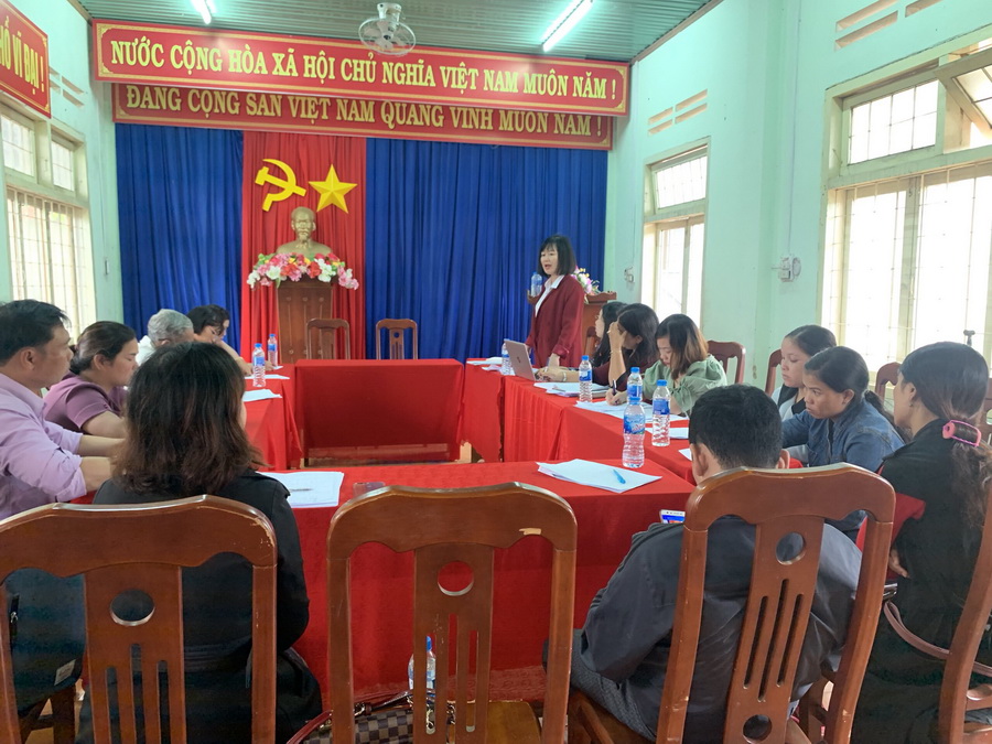 Khảo sát công tác xây dựng xã, phường, thị trấn đạt chuẩn tiếp cận pháp luật tại tỉnh Kon Tum