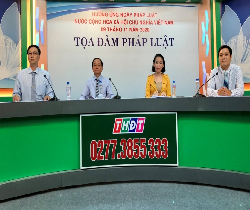 Hưởng ứng Ngày Pháp luật Việt Nam, Đồng Tháp tổ chức chương trình Tọa đàm pháp luật trực tiếp