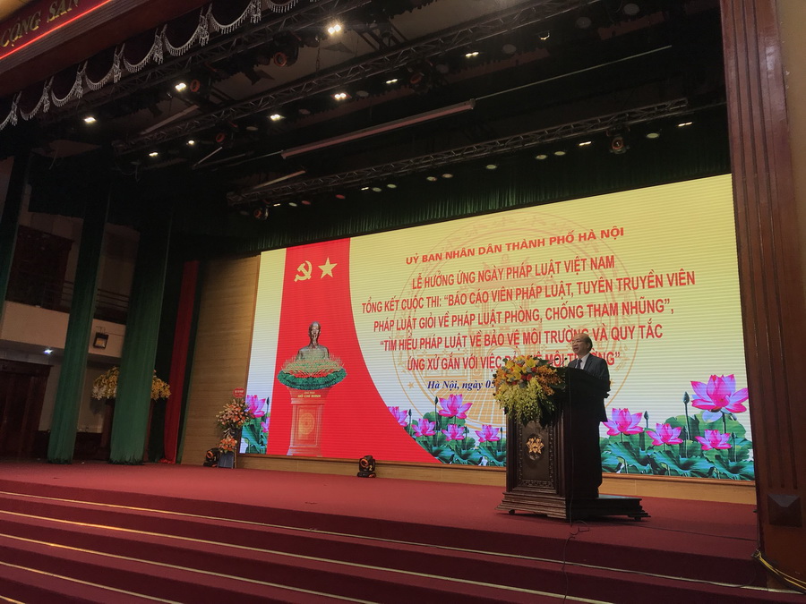 Thủ đô Hà Nội là một trong các địa phương đi đầu trong hưởng ứng Ngày Pháp luật Việt Nam