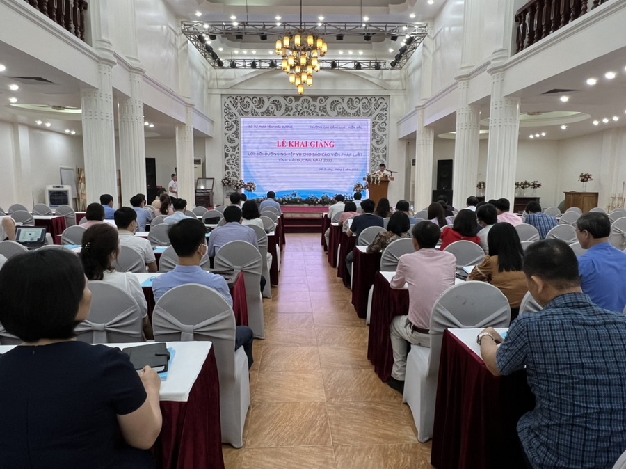 Hải Dương: Tổ chức tập huấn nghiệp vụ cho Báo cáo viên pháp luật cấp tỉnh, cấp huyện năm 2022