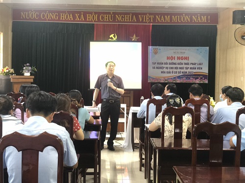 Quảng Nam: Tập huấn, bồi dưỡng kiến thức pháp luật và nghiệp vụ cho tập huấn viên hòa giải ở cơ sở