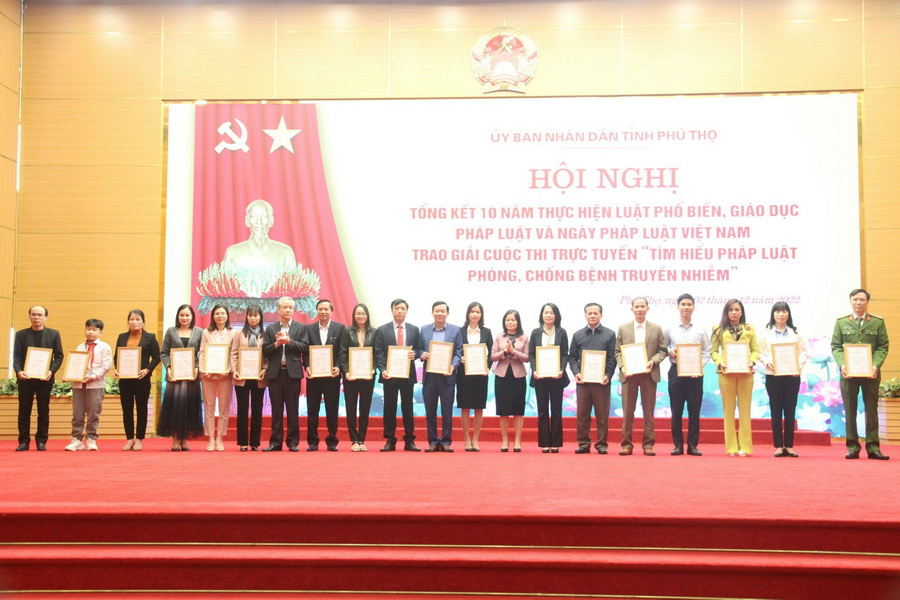 Phú Thọ: Tổng kết 10 năm thực hiện Luật Phổ biến, giáo dục pháp luật và Ngày Pháp luật Việt Nam